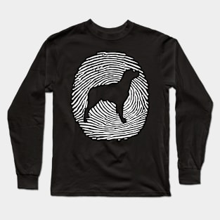 French Brittany DNA Fingerprint I Dog French Brittany Long Sleeve T-Shirt